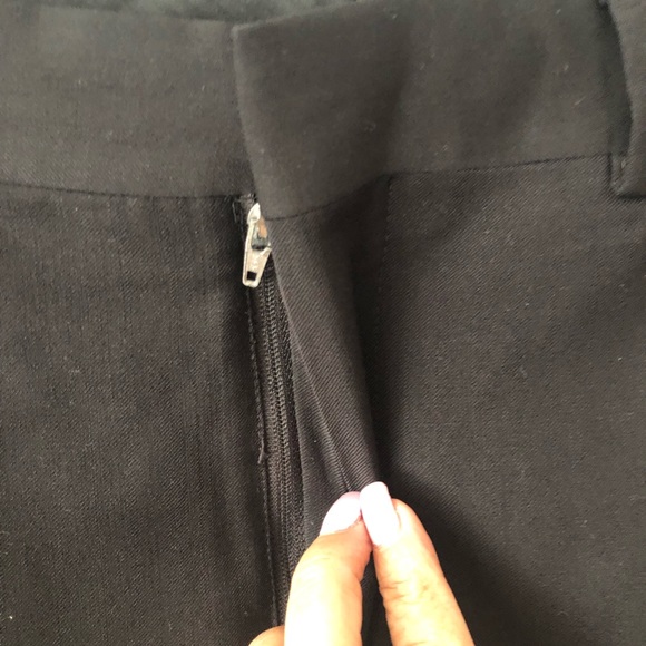 BANANA REPUBLIC MEN’S BLACK SLIM SOLID ITALIAN WOOL SUIT PANTS.SIZE 34-32 - Picture 9 of 14